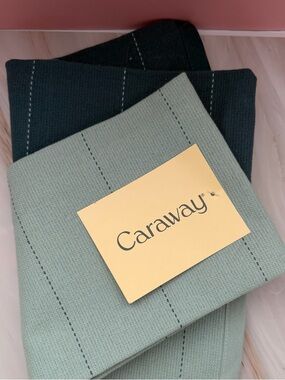 Caraway Tea Towels- Set Of 2 In Blue